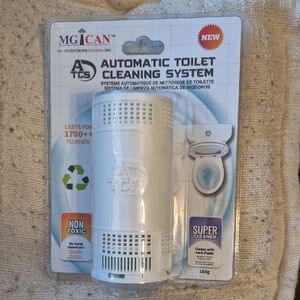 MGICAN Automatic Toilet Cleaning System - White